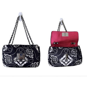 Women's White House Black Market Shoulder Bag One Size Black White